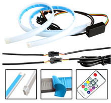 Load image into Gallery viewer, RGB LED Chasing headlight strip